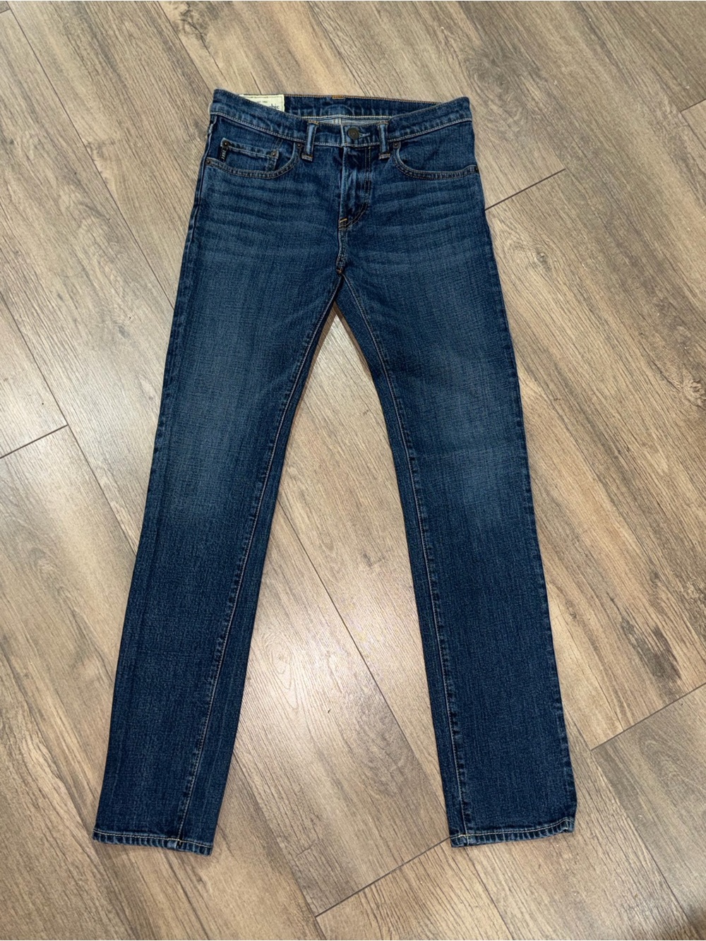 abercrombie kids Dark Blue Slim Straight Jeans